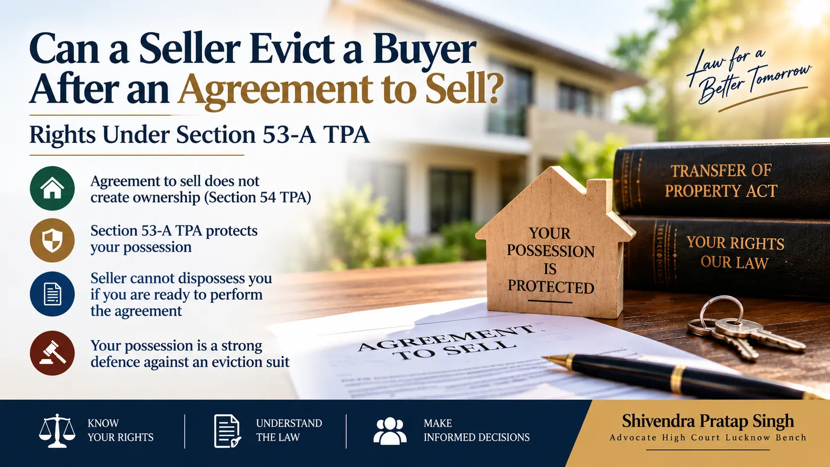 possession under agreement to sell section 53 a tpa explained